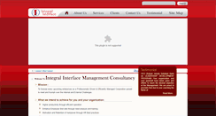 Desktop Screenshot of integralinterface.co.in